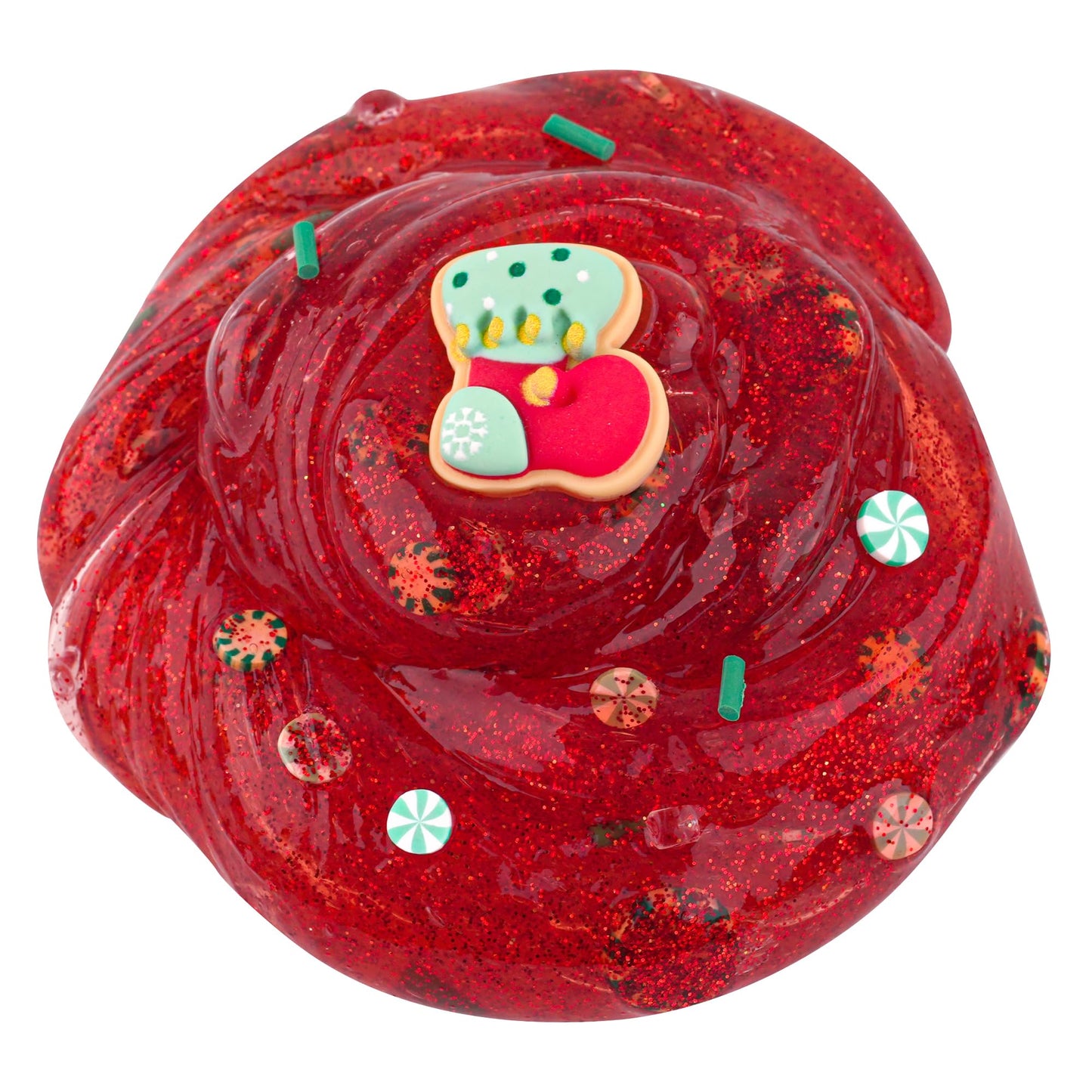 Christmas Stocking Stuffers For Kids, Red Glitter Crystal Slime, Super Soft & Non-Sticky Premade Slime, Girls Gifts & Boys Gifts