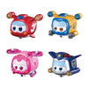 Super Wings Toys - 4 PCS Glow & Face-Changing Transformer Sets for Kids - Assorted Colors, Model 750491, Perfect for Ages 3-7