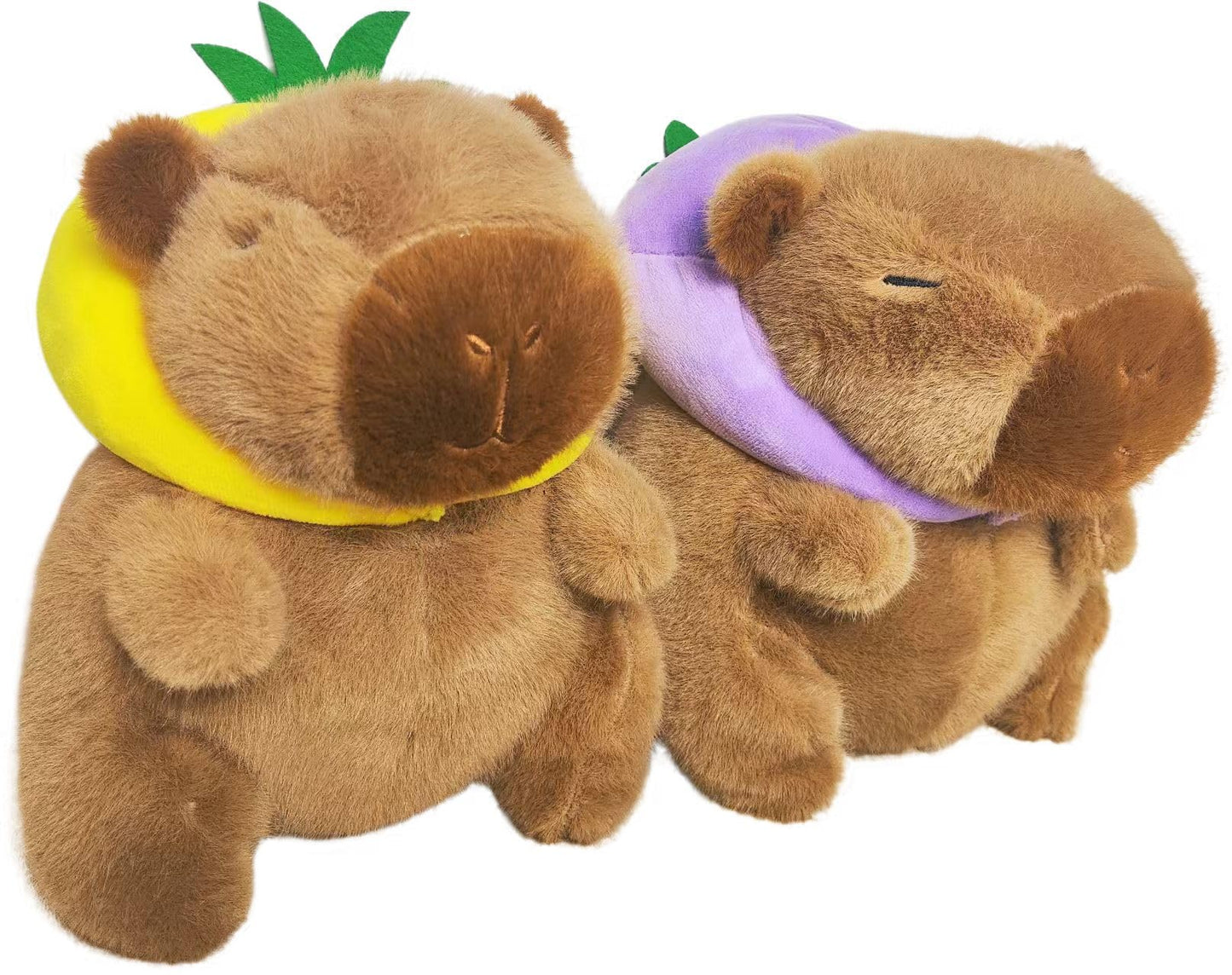 Gjlzfwbx Capybara Plush Toy, 8 Inch Capybara Stuffed Animal Christmas Birthday Valentine'S Day Gifts For Kids Girl Friends(Pinea