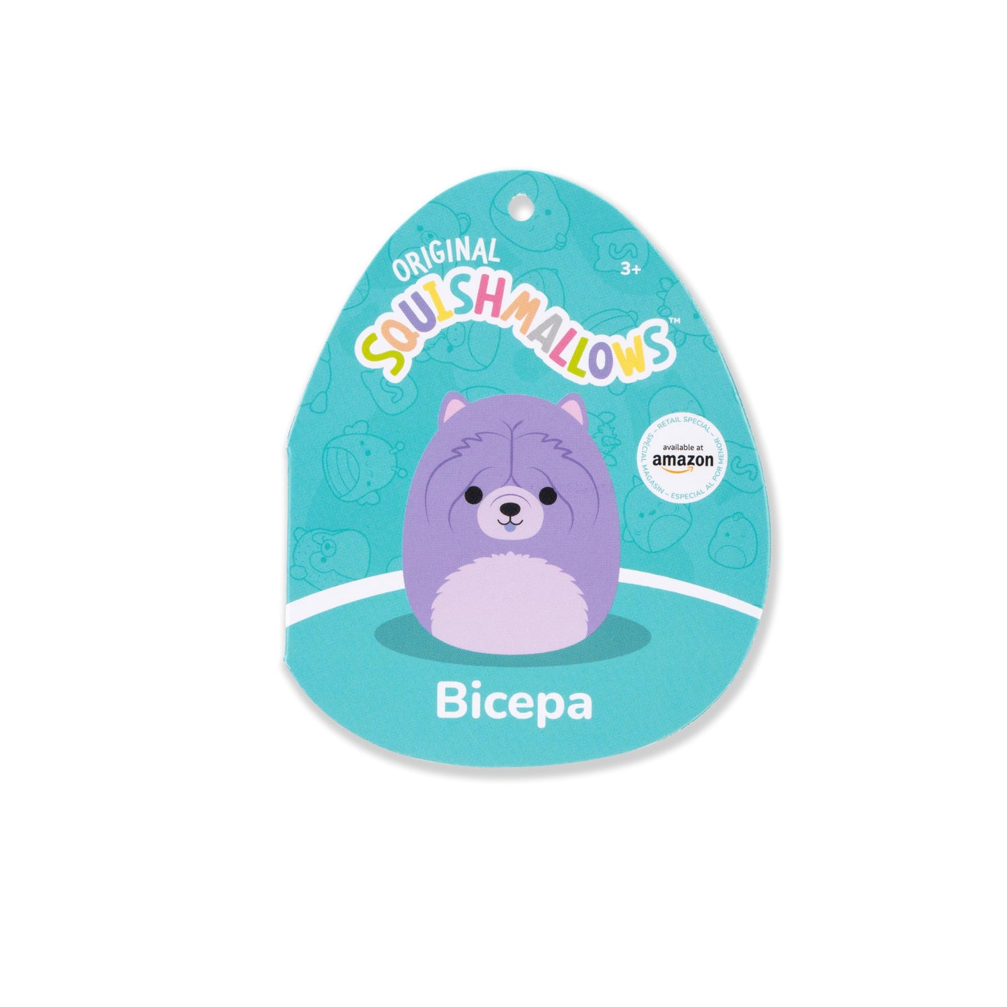 Squishmallows Original 14 Bicepa The Purple Chow Chow Plush - Soft, Adorable Stuffed Animal Toy for Kids and Collectors