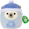 Squishmallows Brooke Polar Bear Plush Toy - Ultra-Soft, Small, Multi-Color, Cozy Gift for Kids & Adults, Model SQXM01070