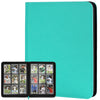Trading Card Binder 9 Pocket GERMUN PU Cover Card Binder for 360 Cards enhanced Trading Card Holder Folders Double Sided Pocket Card Album for MTG TCG (LAKEBLUE)