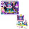 Polly Pocket Rainbow Funland Mermaid Cove Ride Playset, Polly & Mermaid Dolls, Accessories, Dispenser Feature For Surprises, Great Gift For Ages 4 & Up