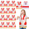Panitay 12 Pcs Kids Community Helper Dress Up Vest, Boy & Girl Career Cosplay Party Costume For Toddlers Occupation Role Play(Ch