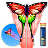 SGftre Red Tulle Butterfly Kite for Kids & Adults