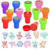 Cinrobiye 24 Pcs Pizza Party Stampers for Boys Girls,Pizza Birthday Favors, Food Themed Party Goodie Bag Fillers, Classroom Rewa