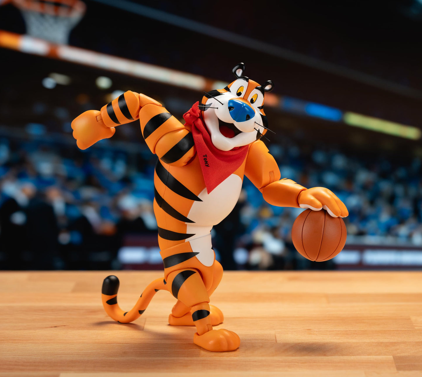Jada Toys Tony The Tiger 6" Action Figure - Highly Articulated, Multicolor, Model 35567, Collectible Frosted Flakes Edition