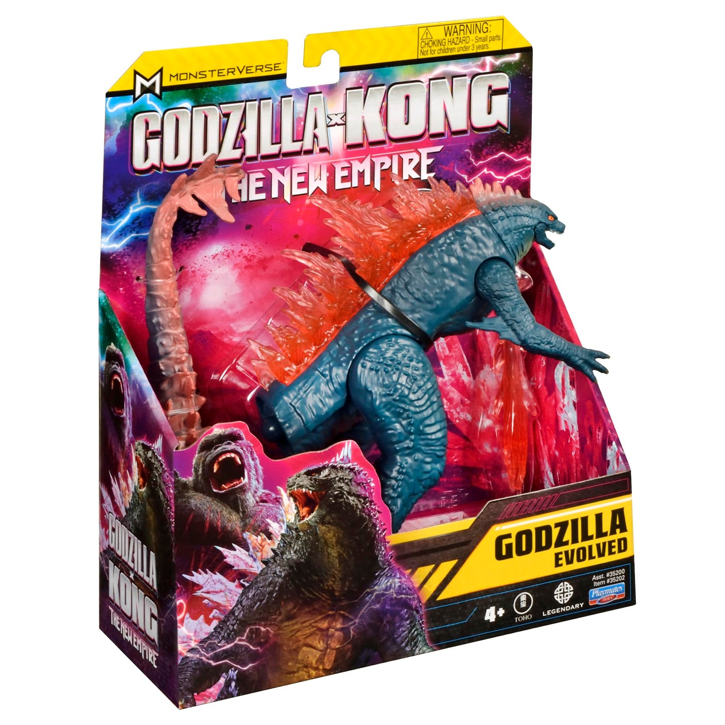 Godzilla X Kong 6' Godzilla Evolved (W/Heat Ray) By Playmates Toys
