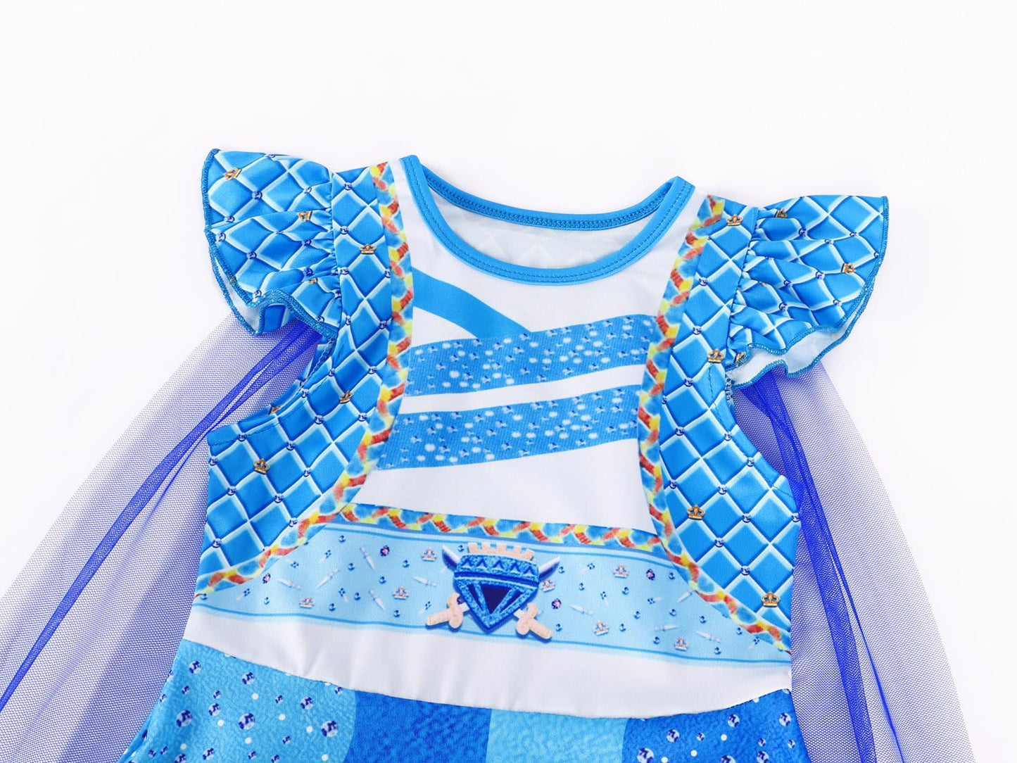 Wonderbabe Girls Red Costume Girls Halloween Cosplay Princess Birthday Party Dress Up Outfit Size 5-6T