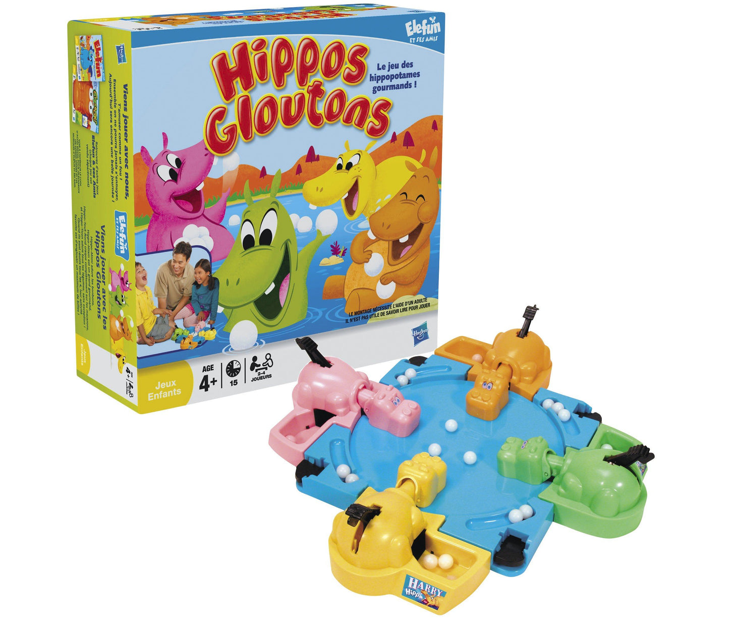 Hungry Hungry Hippos Tabletop Game (Packaging May Vary)