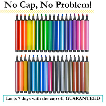The Pencil Grip Magic Tri Stix, Non-Toxic and Washable Markers For Kids, 36 Assorted Stix Markers, TPG-399