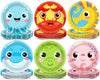 60PCS Under the Sea Party Decoration Ocean Creatures Birthday Paper Plates 7In Sea Animal Dessert Disposable Tableware Set for U