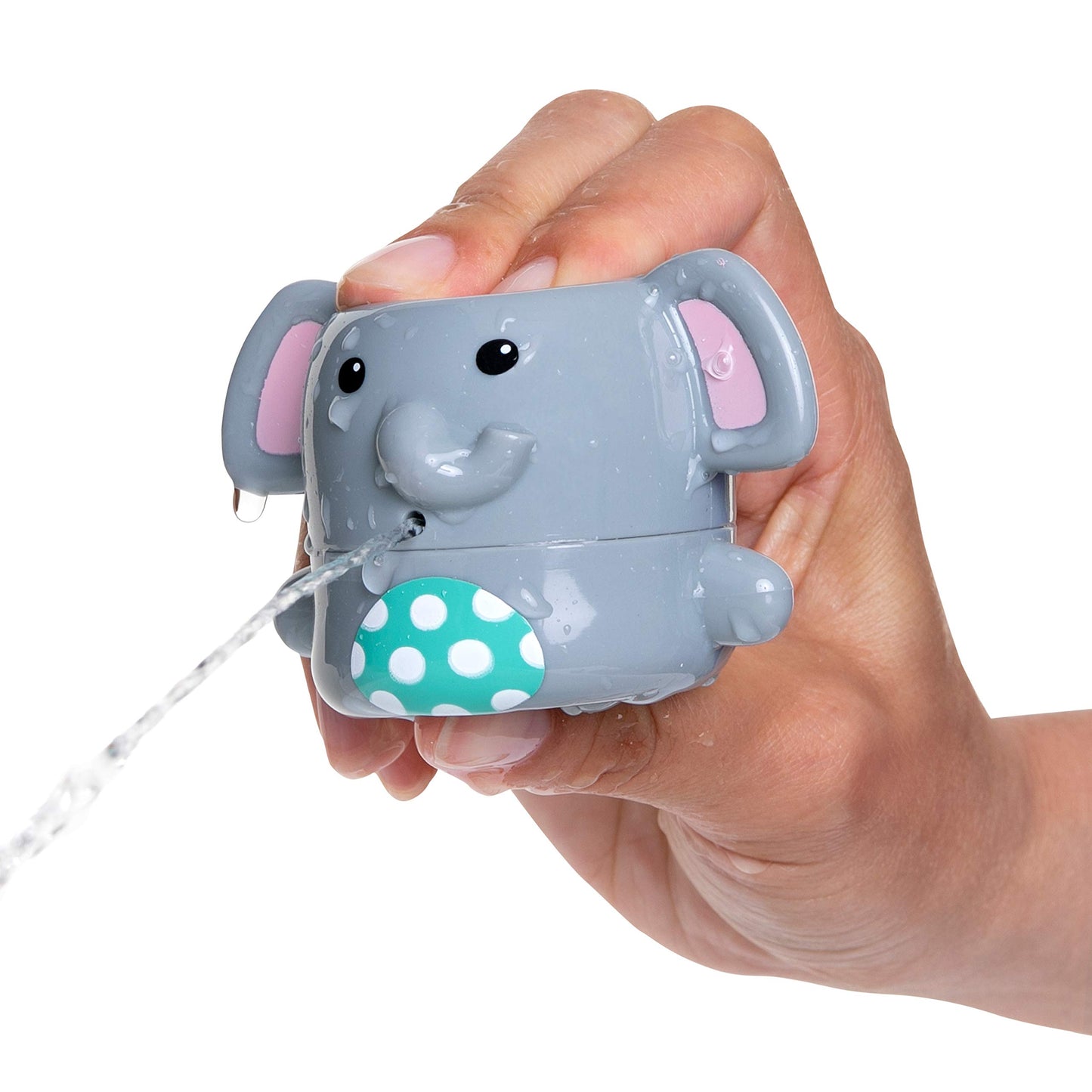 Nuby Silly Squirts Bath Toys, Easy To Clean Children'S Bath Toy, Bear And Elephant