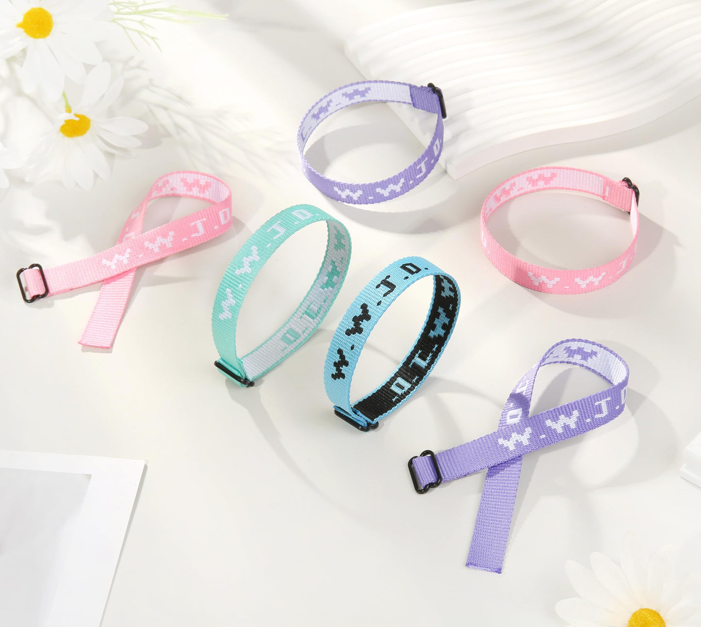 Shakalaka WWJD Bracelets Pack What Would Jesus Do Bracelets 6Pcs