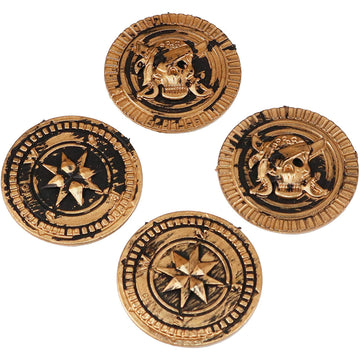 The Dreidel Company St. Patrick'S Plastic Pirate Coins, Educational & Classroom Learning Activities Party Favor (50-Pack)