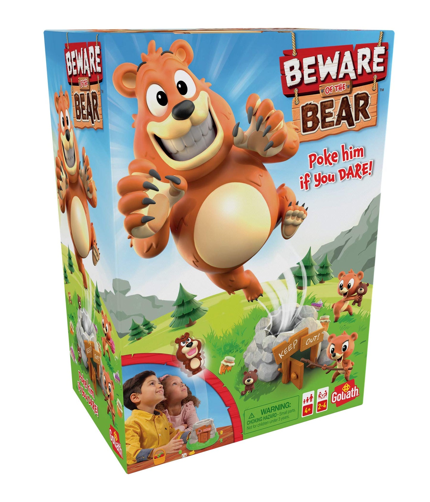 Goliath Beware of The Bear Game - Medium Multi Color Plastic, Model 919448
