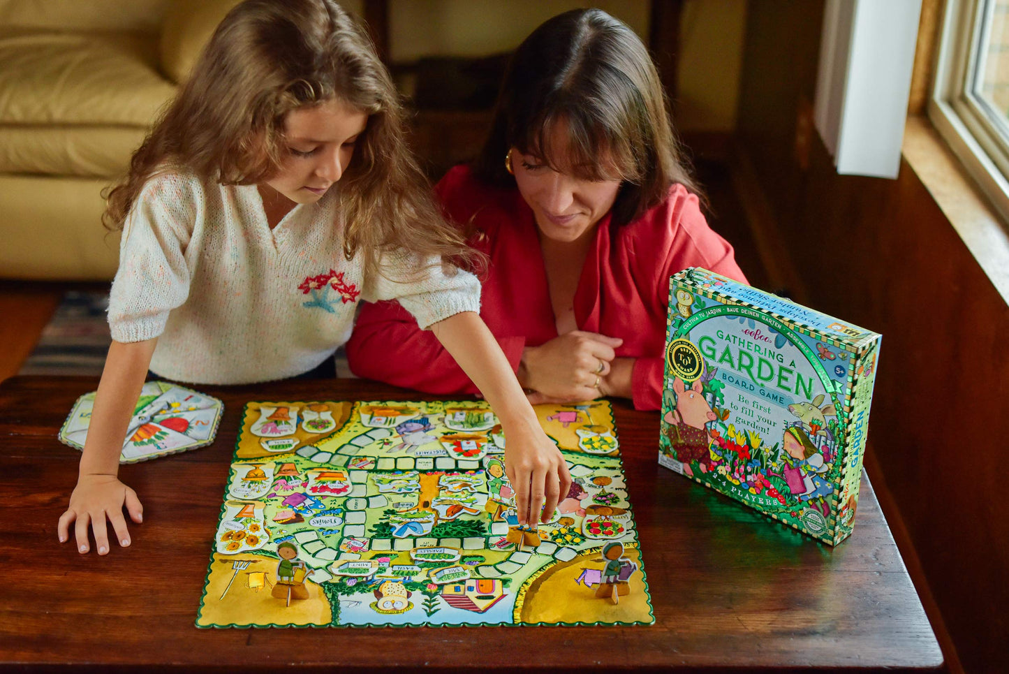 Eeboo: Gathering A Garden Board Game, Educational Games And Activities That Cultivate Conversation, Socialization, And Skill-Building, Perfect For Ages 5 And Up