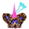 Furby Furblets Chee-Chee Mini Friend, Electronic Plush Toys For Girls & Boys 6+, Cheetah Print, Speaks Furbish & Plays Music, Series 4