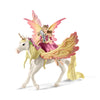 Schleich Unicorn Playset - Fairy Feya with Pegasus, Multi-Color, PVC, Model 70568, Ideal for Kids Ages 5-12