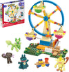 Mega Pok  Mon Building Toys Set Ferris Wheel Fun With 393 Pieces, 4 Poseable Characters, 5+ Inches Tall, For Kids