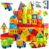 Magnetic Tiles 110PCS 3D Animals Magnet Tiles with 2 Cars Kids Magnet Building Blocks STEM Educational Magnet Toy Set Constructi
