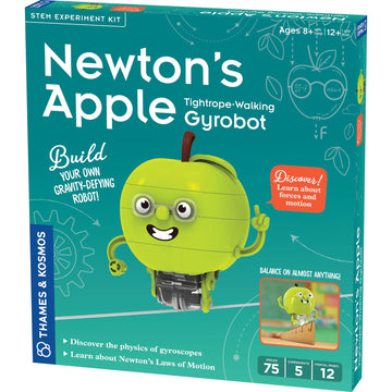 Thames & Kosmos Newtons Apple: Tightrope-Walking Gyrobot | Build A Gravity-Defying Robot | Explore Forces & Motion, Physics Of G