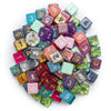 Wiz Dice Bulk Random Polyhedral Dice (D6-25 Pack) - Polyhedral Role Playing Dice in Unique Colors - DND Accessories for TTRPG Di