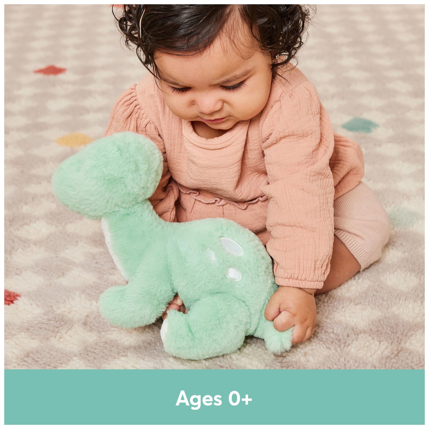 Gund Baby Fern Dinosaur Plush, Stuffed Animal For Babies And Toddlers, Green, 10