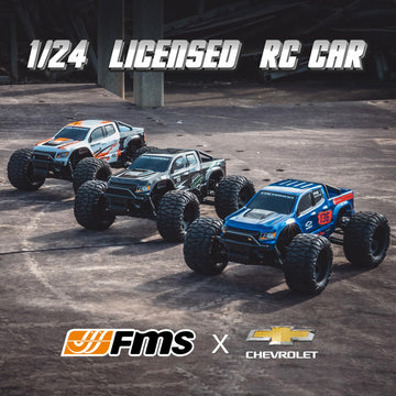 Fms 1/24 Rc Monster Truck Colorado Fmt24 Fast Drift Rc Car Licensed Chevy Rc Offroad Rtr Electric Hobby Radio Controlled Truck 4