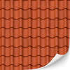 3 Sheets Self-Adhesive Roof Tiles and Shingles for Dollhouses Scale 1:12 (Roof Tiles Clay 3)