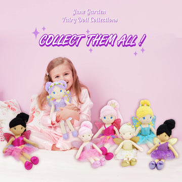 June Garden 16'' Enchanted Garden 3 Fairy Dolls Package- Best Value