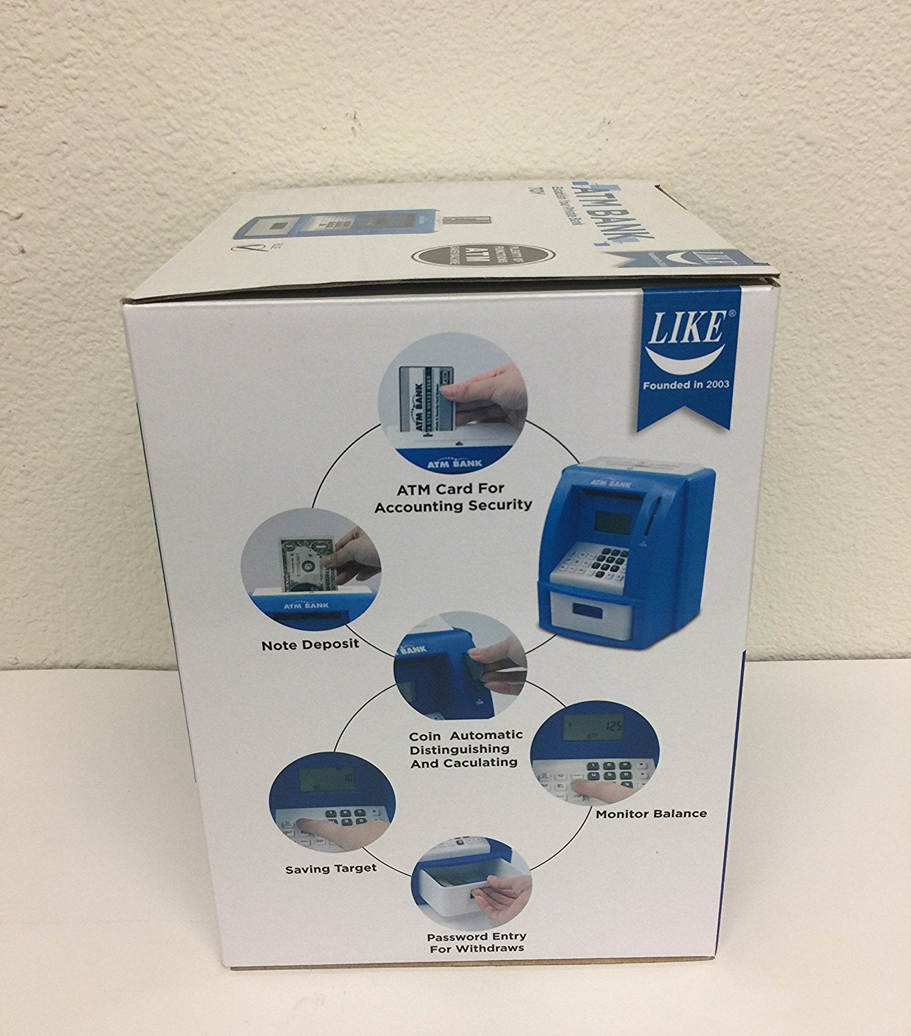 Like Teller Atm Bank Perfect Toy To Instill Saving Habit