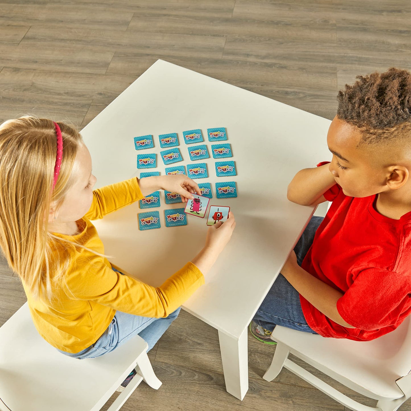 hand2mind Numberblocks Memory Match Game - Preschool Math & Counting for Ages 3-5, Cardboard, Multi Color, Model 95399