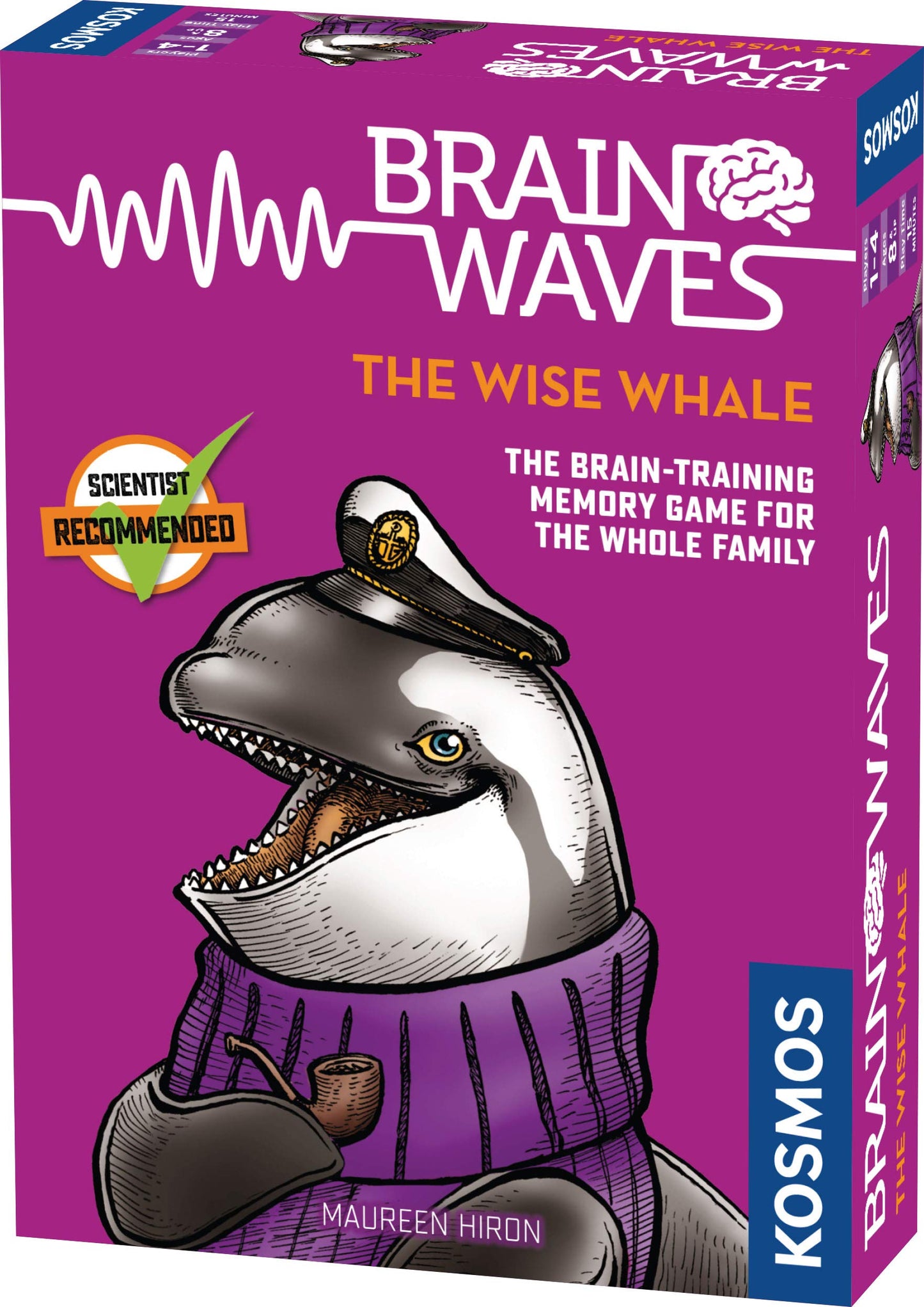 Brainwaves: The Wise Whale - A Kosmos Game from Thames & Kosmos | Fun, Scientist Approved, Family-Friendly Games to Sharpen Your