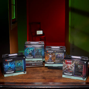 Magic The Gathering Duskmourn Commander Deck Bundle - 4 Decks, Multicolor, Model D34470000, Cardboard
