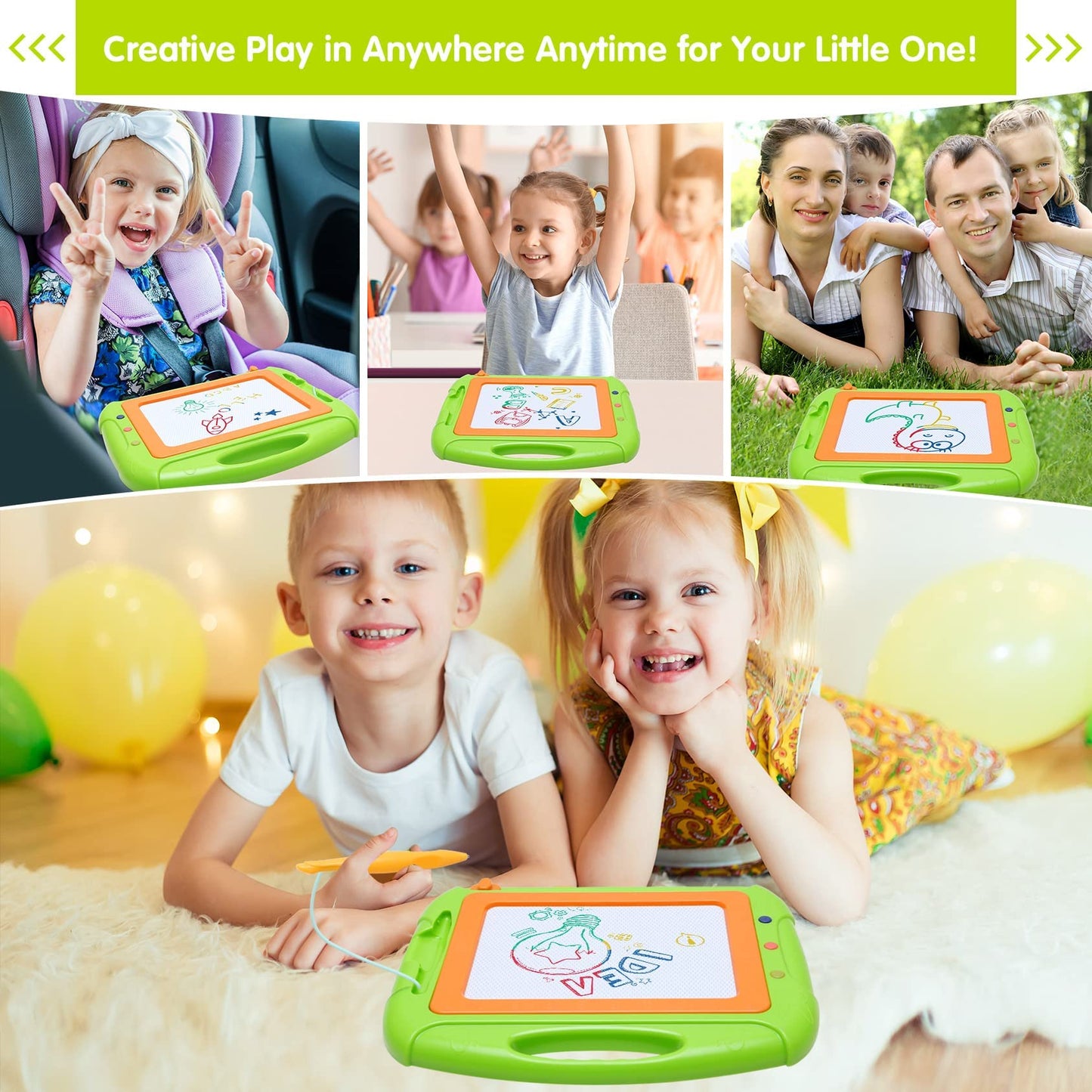 Toddler Girl Boy Toys,Magnetic Drawing Board Toddler Toys For 1-2 Year Old Girls Boys,Doodle Board Kids Toys For 1 2 3 Year Old