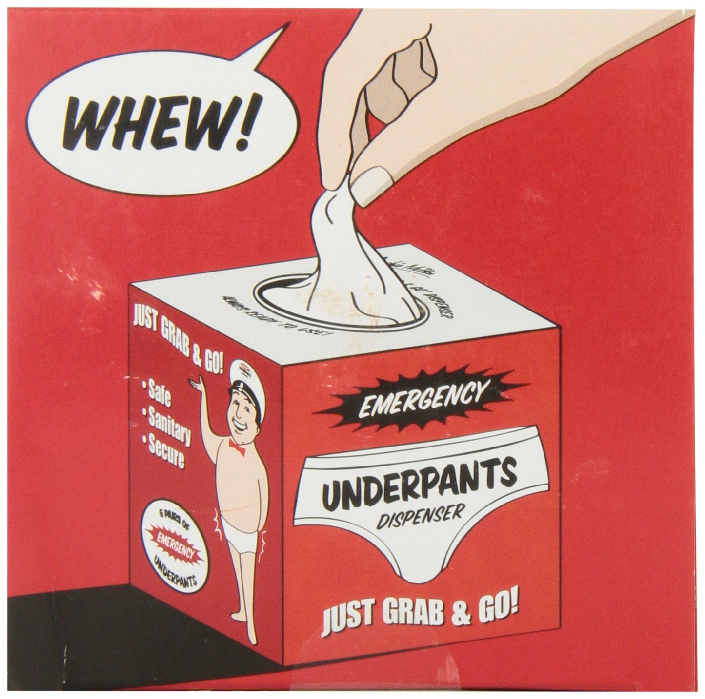 Archie Mcphee Accoutrements Emergency Underpants Dispenser