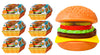 JA-RU Foodie Fusion Play Burger Deluxe Squishy Toy (6 Pack) Smushy Make Your own Patty. Squish Grilled Food Toys for Kids Teen & mature-themed. Stretchy Therapy Stress Relief Fidget Party Favor. 6723-6