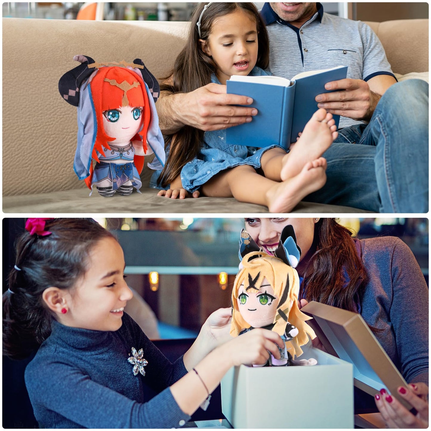 Genshin Impact Character Plush Doll, Plushie Stuffed Doll, Costume Plushy Props For Genshin Fans (Nilou)