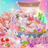 Light-Up Unicorn Terrarium Kit For Kids, Diy Arts & Crafts Gift For Girls Ages 4 5 6 7 8-12 Year Old, Led Night Light With Remot