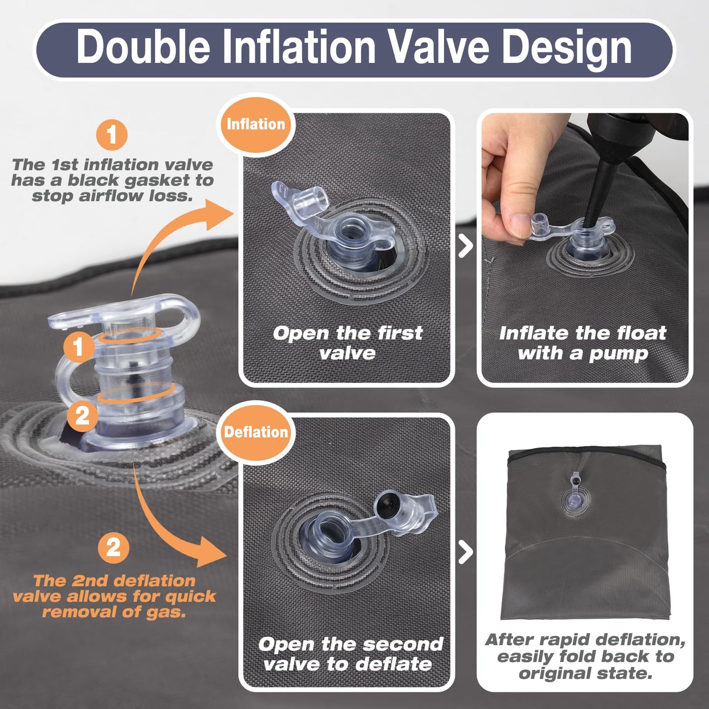 Pet Soft Dog Float Raft - Inflatable Dog Swimming Float For Summer (Large, Dog2)