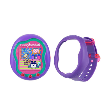 Tamagotchi Uni - Small Purple Digital Pet Toy, Model T09074, Made of ABS Material