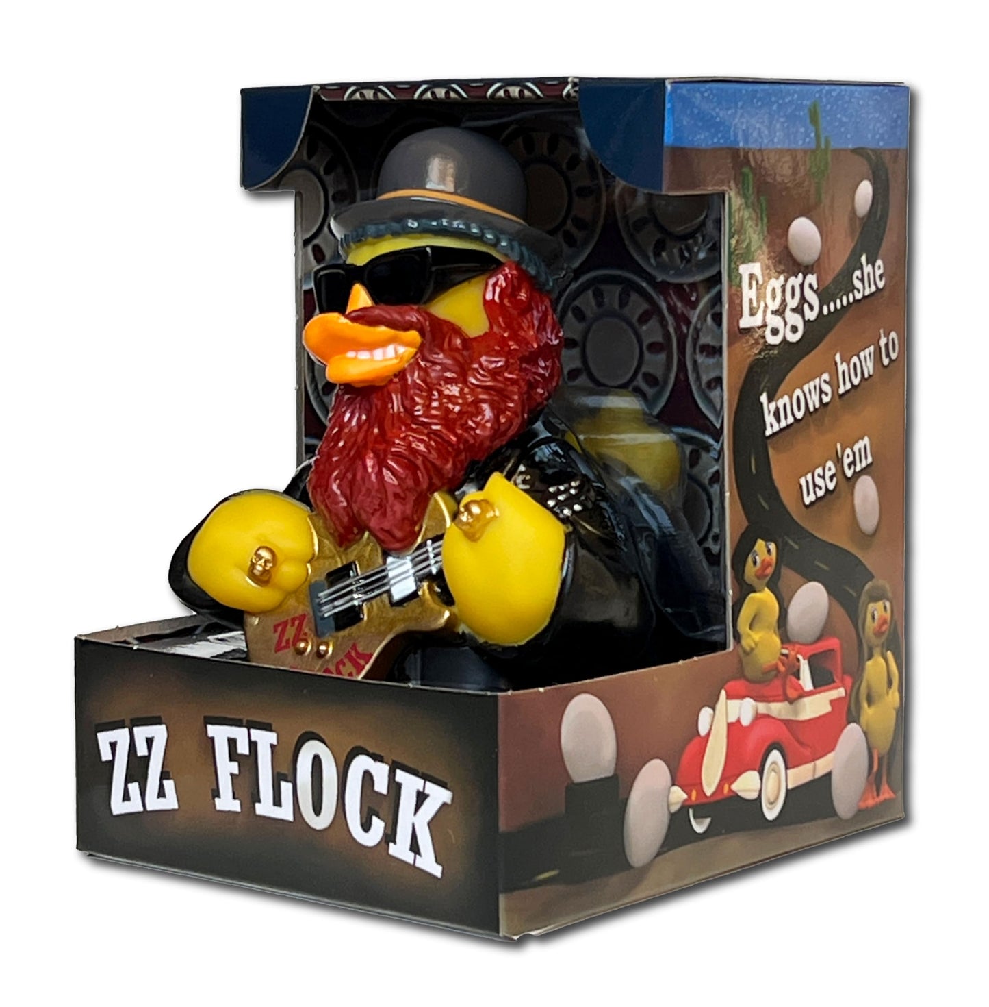 Celebriducks - Zz Flock- Floating Rubber Ducks - Collectible Bath Toy Gift For Kids & Adults Of All Ages