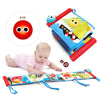Yookidoo First Soft Cloth Baby Book - Lights and Music (0 to 12 Months). Essential Toy for Infant and Newborns Playmats Promote