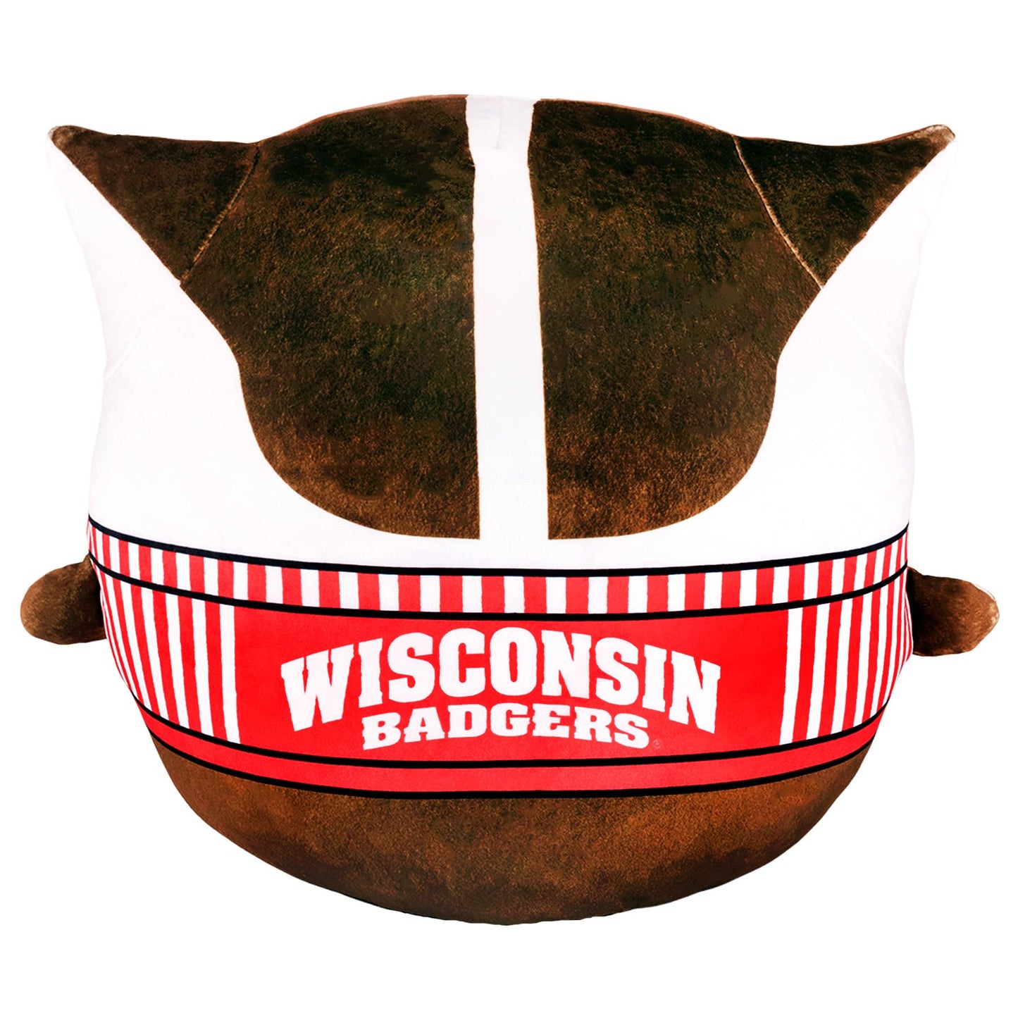Sleep Squad Wisconsin Badgers Bucky Badger 12'' Mascot Kiri Cloud Plushie - Official Collegiate Plush