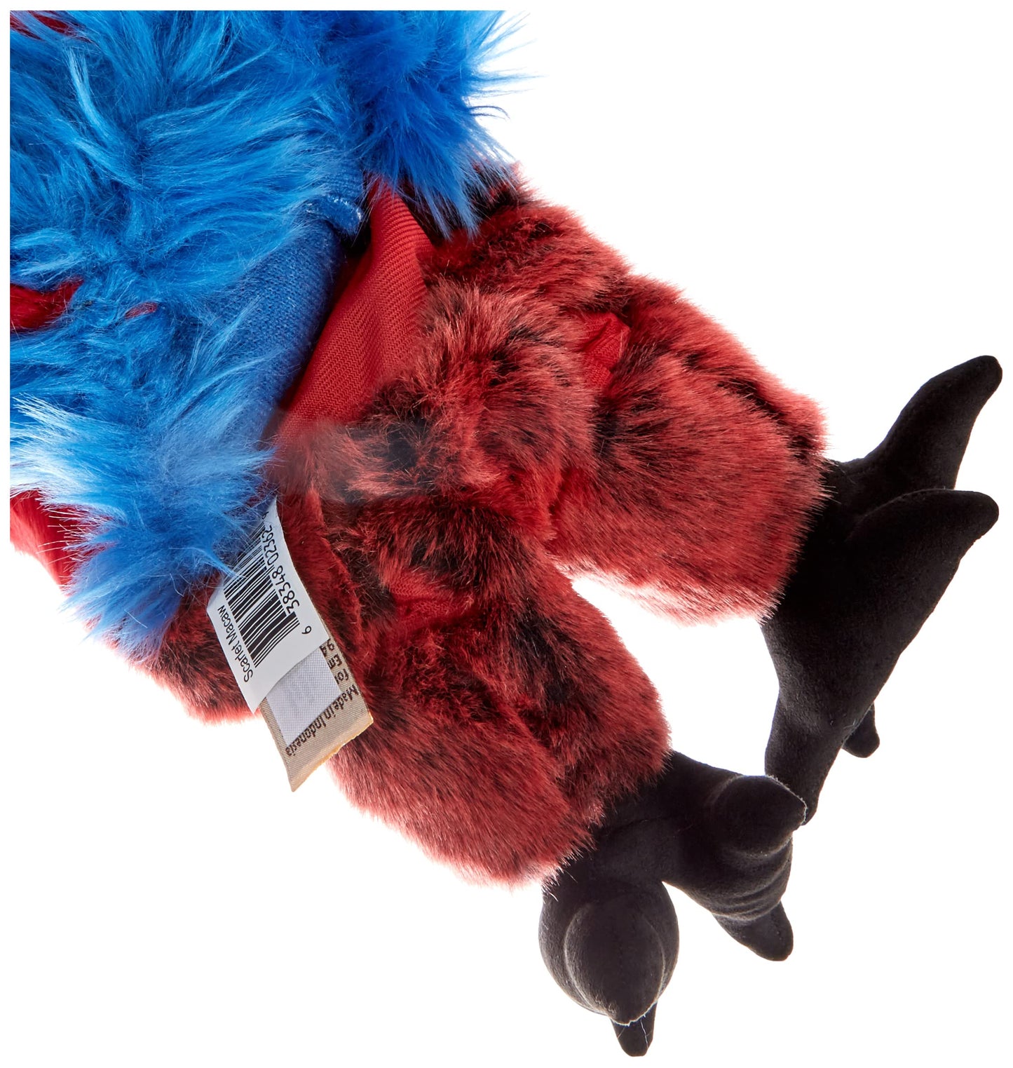 Folkmanis Scarlet Macaw Hand Puppet, Red, Blue, Yellow, Black, 1 Ea