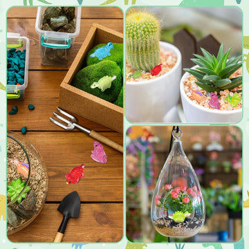 Poen 96 Pcs Mini Dinosaur Figures Resin Small Dinosaur Toys Garden Mini Dinosaurs Realistic Tiny Dinosaurs Miniature Dinosaur Figurines For Bag Cake Topper Birthday Party Favors (Glitter)