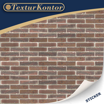 3 Sheets Self-Adhesive Wall Cladding For Dollhouse 1:12 Scale (Brown Bricks)