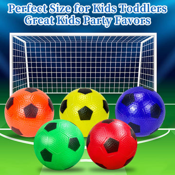 Ynanimery 12 Pack Mini Soccer Balls For Kids, 4'' Inflatable Mini Soccer Balls For Indoor Outdoor Games, Small Soccer Balls For Pool Beach Garden Sports Game Party Supplies