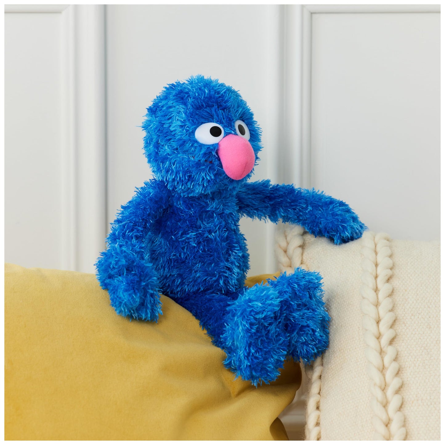 GUND Grover Muppet Plush Toy, 14.5, Premium Blue Plush for Ages 1+, Model 6047453, High Quality Materials